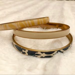 J. Crew bangles, set of three